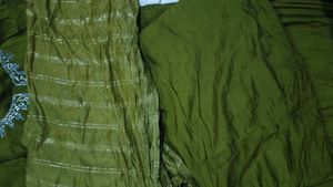handwork green colour suit sets