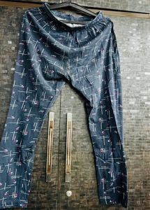 Printed Button-Down Pajama Top Night suit