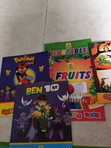 Kids Colouring Books Set