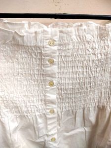 White Bardot Top