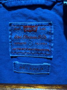 Levis Blue Button Down Cotton Shirt
