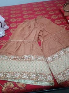 Elegant Orange Kurta Set with Dupatta