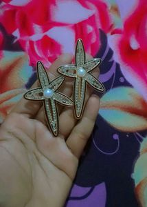 Sparkling Starfish Alligator Clips (Not used)