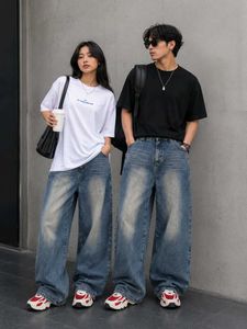 Unisex Baggy Blue Wash Jeans 🔥