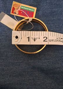 Set of 4 Elegant Gold-Plated Bangle Se