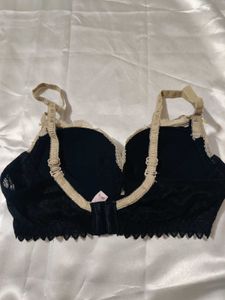 Black Lace Trim Push-Up Bra