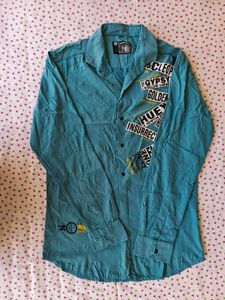 Graphic Print Long Sleeve Shirt