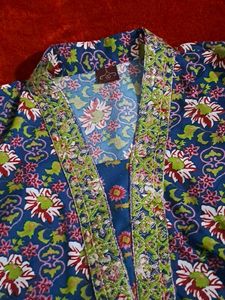KLOSIA women printed A- line kurta Set with duppta