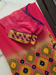 Tody Offer Embroidered Saree Party Heavy B