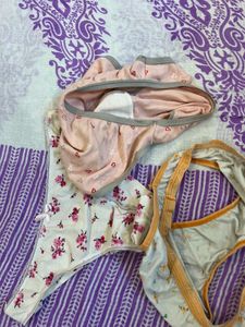 Cute Heart &amp; Floral Print Panties (2 Pcs)