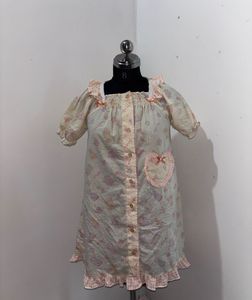Cute Heart Print Sleep Shirt