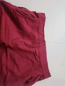 cotton straight pant