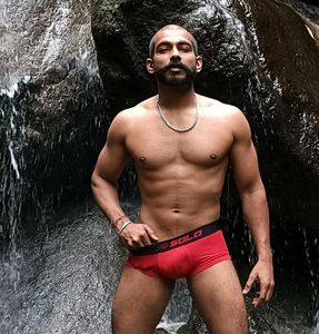 Men's Red Solo Boxer Briefs