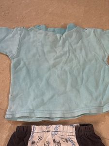 Cute Snoopy T-Shirt and Shorts Set