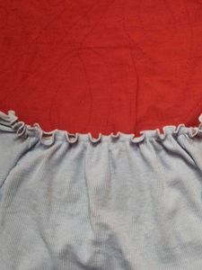 Off-Shoulder Baby Blue Top
