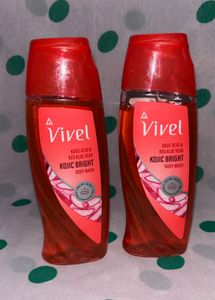 Vivel Kojic Bright Body Wash 2 Bottles