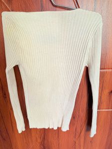 Urbanic Ribbed Knit Cutout Top