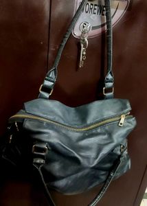Charcoal Color Handbag For Girl Or Woman