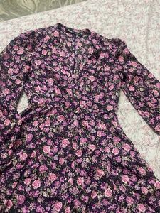 Zara Floral Print Dress
