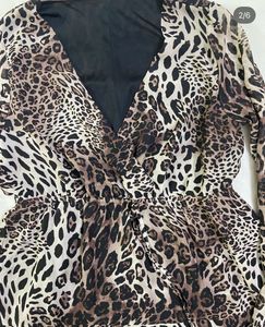 Leopard Print Mini Dress