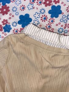 Ribbed Knit Collared Long Sleeve Top