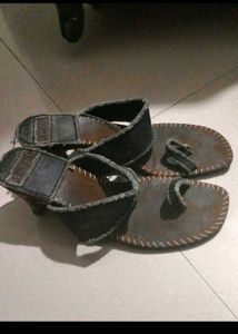 Used Branded Denim Heels