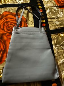 Grey Paris Tote Bag with Teddy Charm