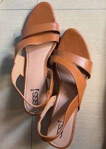 Tan Slingback Sandals