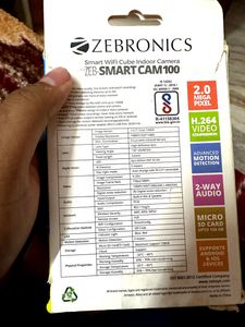 Zebronics Camera Unused For Home Secuirity