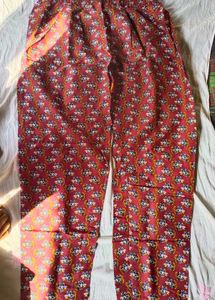 Floral Print Casual Pants