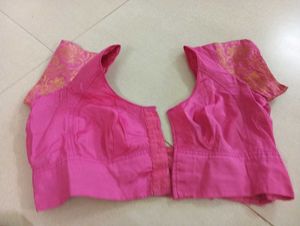 Pink Banarasi saree