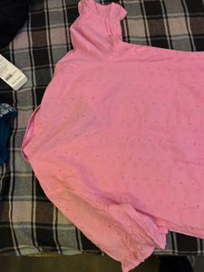 Pink Button-Down Dress