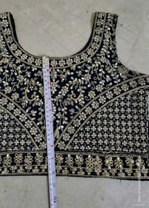 💙🔥 blue shrug with plazzo indo western set