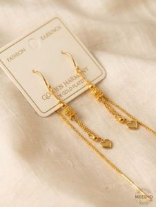 stylish Golden Harmony heart cham Earrings