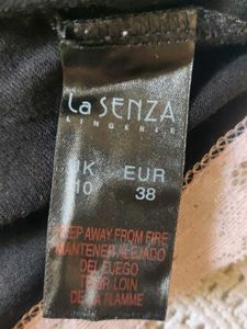 La senza Black Lace Trim Maternity Camisole