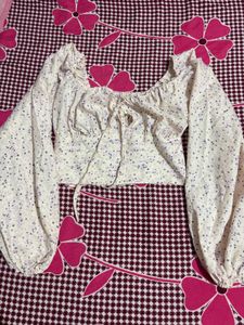 Floral Print Long Sleeve Top