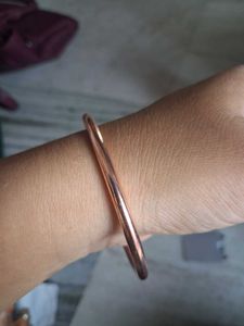 copper Bangle Bracelet adjustable
