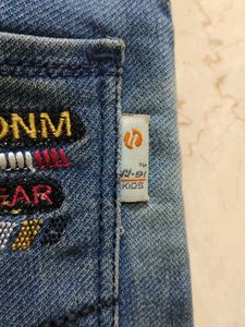 Teenager Classic Blue Denim Jeans