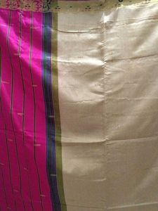 Elegant Pink &amp; Gold Saree