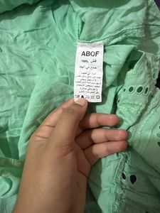 Aboof Women Light Pista Shade Dress