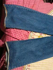 blue denim jeans