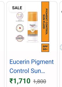 Eucerin Pigment Control SPF 50+ sunscreen ✨️New✨️