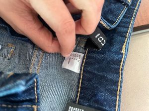 h&amp;m Dark Wash high waist Wide Leg Jeans