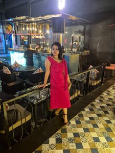 Elegant Pink Party Dress