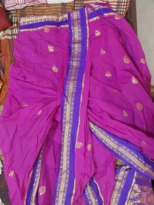 Readymade stitched Nauwari Saree with 1 Blouse