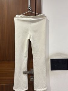 white Flare Pants