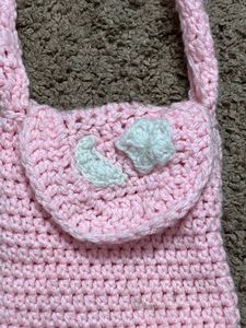 moon&amp;star Crochet Mini Shoulder Bag