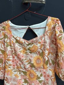 Floral Print Mini Dress
