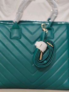 Stylish Teal Quilted Handbag