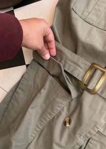 Sleeveless Trench Dress